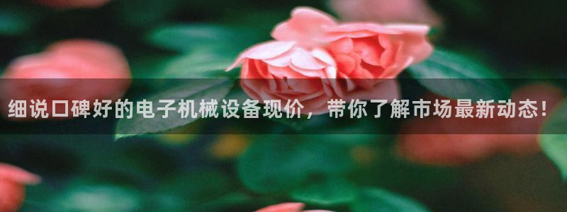 杏盛平台注册：细说口碑好的电子机械设备现价，带你了解市场最新动态！