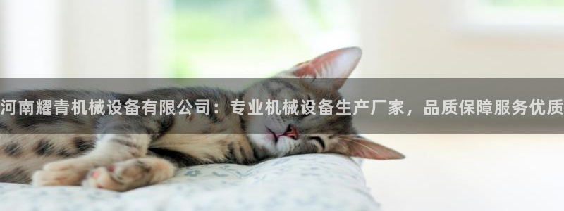 杏盛平台代理注册：河南耀青机械设备有限公司：专业机械设备生产厂家，品质保障服务优