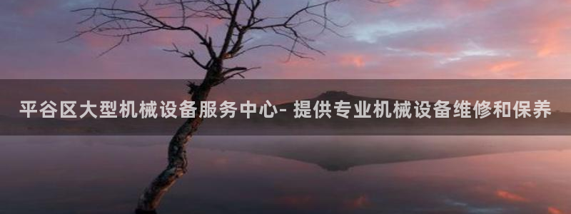 杏盛主管：平谷区大型机械设备服务中心- 提供专业机械设备维修和保养