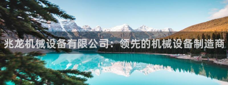 杏盛娱乐代理：兆龙机械设备有限公司：领先的机械设备制造商