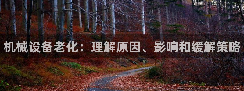 杏盛注册登录：机械设备老化：理解原因、影响和缓解策略