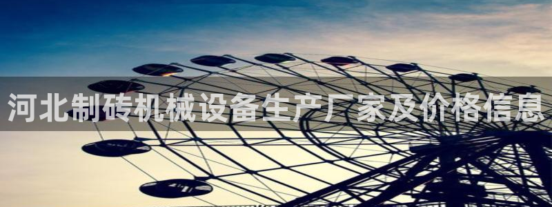 杏盛平台登陆：河北制砖机械设备生产厂家及价格信息