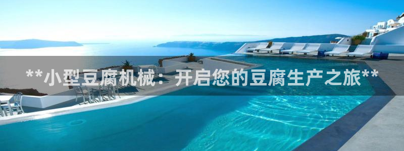 杏盛平台登录地址：**小型豆腐机械：开启您的豆腐生产之旅**