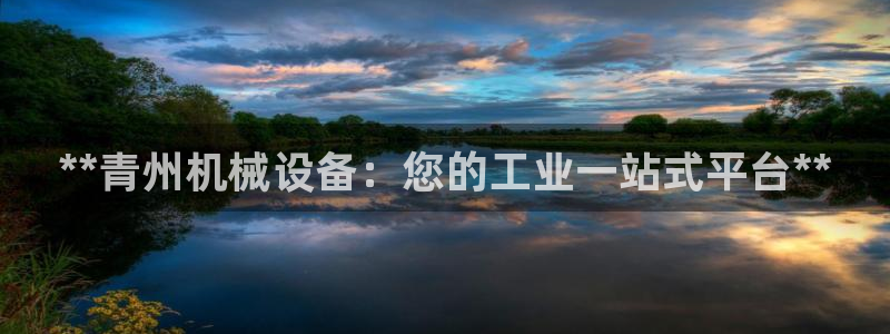 杏盛平台注册登录：**青州机械设备：您的工业一站式平台**