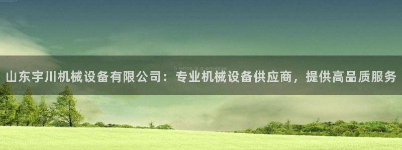 杏盛官网：山东宇川机械设备有限公司：专业机械设备供应商，提供高品质服务