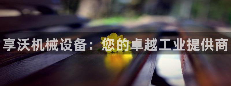 杏盛app下载：享沃机械设备：您的卓越工业提供商