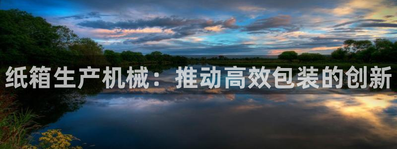 杏盛app下载：纸箱生产机械：推动高效包装的创新