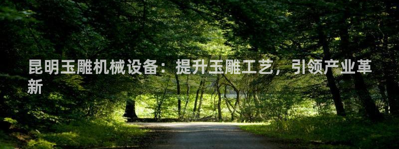 杏盛平台官网注册登录：昆明玉雕机械设备：提升玉雕工艺，引领产业革
新