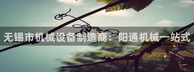 杏盛平台注册：无锡市机械设备制造商：阳通机械一站式